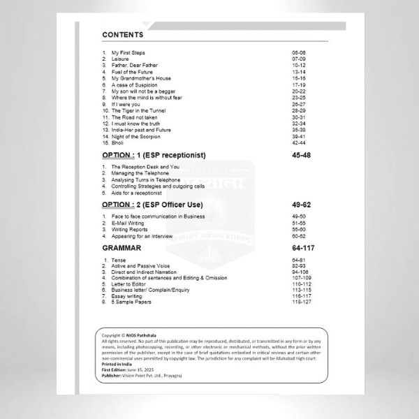 NIOS English (302) Simplified Notebook – Class 12th (New Syllabus) - Image 3
